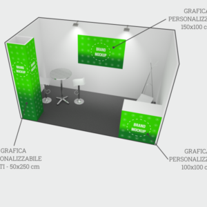 Stand Preallestito  400x200 cm - codice ST03