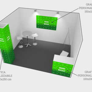 Stand Preallestito 400x300 cm - codice ST04
